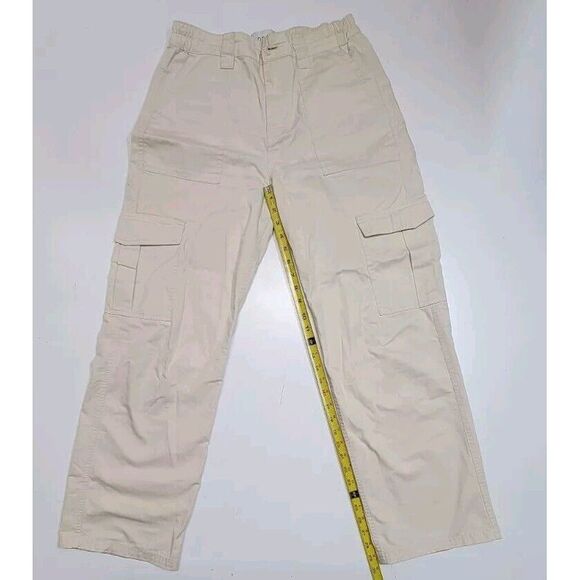 Urban Outfitters Pants - Urban Outfitters BDG White Wide Leg‎ Cargo Pants Size 29 Stretch Waist